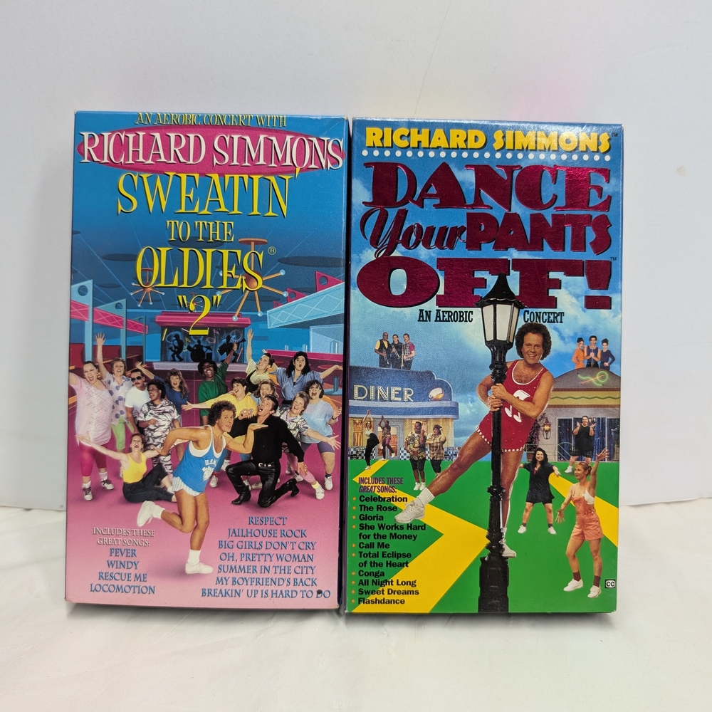Richard Simmons Fitness VHS Lot Of 2